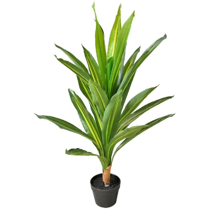 Clayre & Eef 5PL0179 Umělá rostlina zelená 25x25x90 cm botanický styl