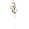 Clayre & Eef 5PL0164P Dekorativní větev s květy růžová 80 cm