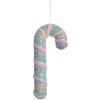 Clayre & Eef 66101S Dekorativní přívěsek Candy Cane Pink 10x4x20 cm