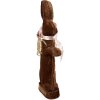 Clayre & Eef Dekorativní králík hnědý 22x9x52 cm Velikonoční figurka ve venkovském stylu