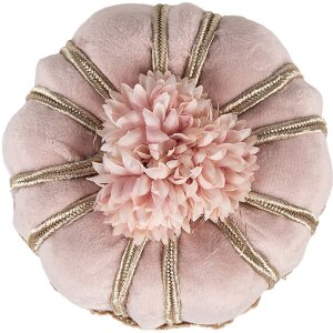 Clayre & Eef 65925 Dekorativní dort růžovo-zlatý Ø12x7cm Vintage styl