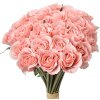 Clayre & Eef Rose Bouquet Umělé růžové 24 květin 20x16x30 cm