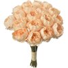 Clayre & Eef 6PL0393W Umělé květiny kytice 18 růží béžová 30cm