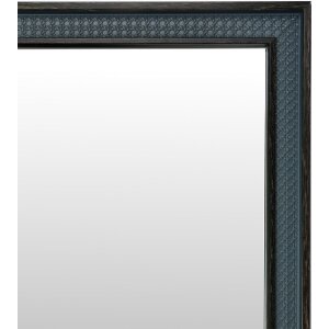 Clayre & Eef 62S323 Zrcadlo šedomodré 36x2x46 cm venkovský styl