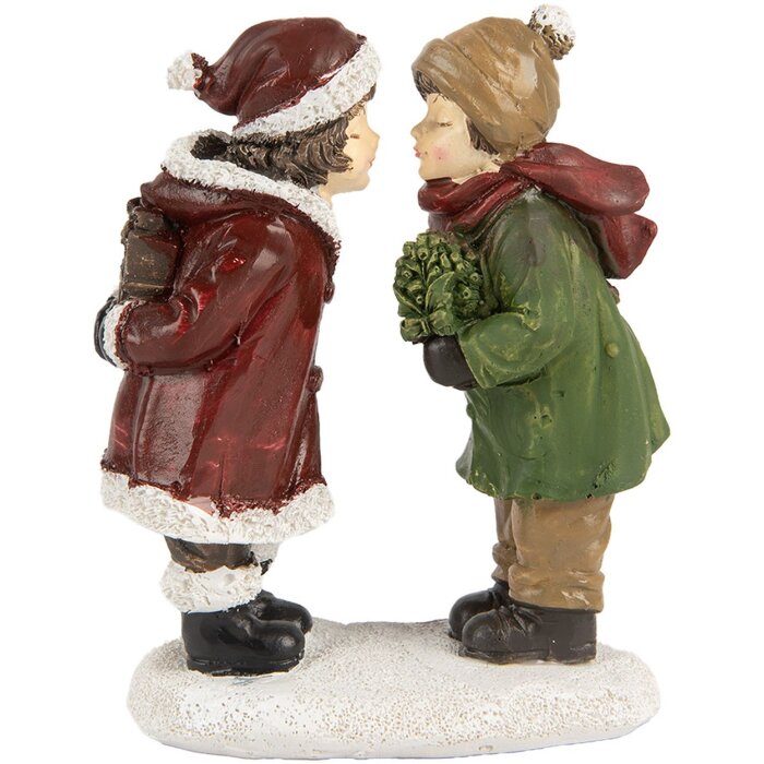 Clayre & Eef 6PR5726 Dětská dekorace červená zelená 9x6x12 cm