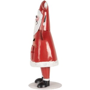 Clayre & Eef 6Y5853 Schránka na dopisy Santa Claus červená bílá 16x14x35 cm