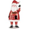 Clayre & Eef 6Y5853 Schránka na dopisy Santa Claus červená bílá 16x14x35 cm