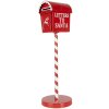 Clayre & Eef Letterbox Letters to Santa Red Ø15x50cm Country Style Metal