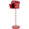 Clayre & Eef Letterbox Letters to Santa Red Ø15x50cm Country Style Metal