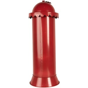 Clayre & Eef 6Y5859 Poštovní schránka červená Ø19x52cm Santas Expresní doručení