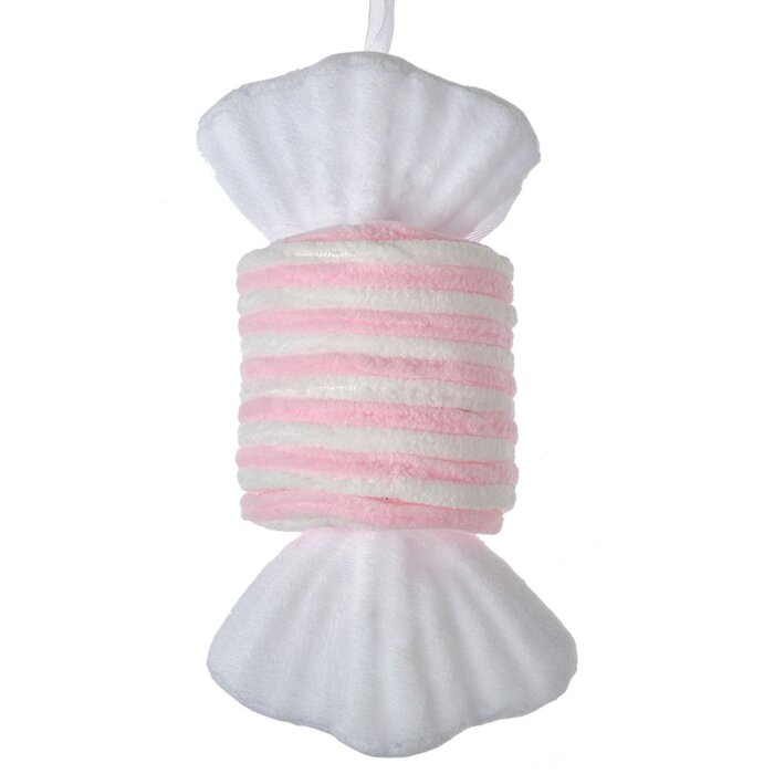 Clayre & Eef 66111P Přívěsek Candy Pink White 11x8x20 cm