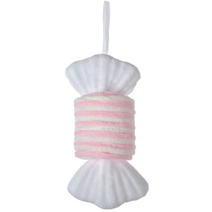 Clayre & Eef 66111P Přívěsek Candy Pink White 11x8x20 cm