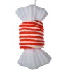 Clayre & Eef 66111R Dekorativní přívěsek Candy Red White 11x8x20 cm