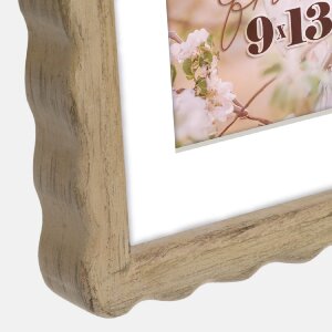 ZEP Dřevěný obrazový rám Lione Brown Nature 13x18 až 30x40 Passepartout Vintage