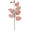 Clayre & Eef Vánoční dekorace Flower Pink 23x6x64 cm