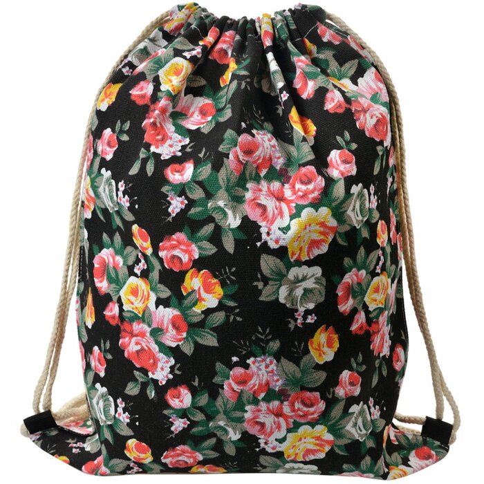 Juleeze JZBG0307 Batoh Floral Chic Black 34x1x43 cm