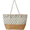 Juleeze JZBG0319 Plážová taška Brown Beige 55x1x36 cm Anchor Design Polyester