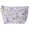 Juleeze JZTB0082 Toaletní taška fialová bílá 21x5x13 cm PU