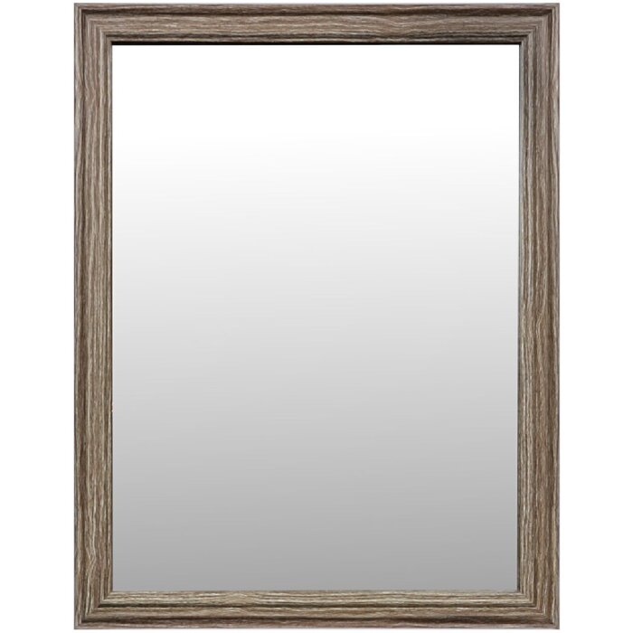 Clayre & Eef 62S326 Zrcadlo hnědé 34x2x44 cm venkovský styl MDF sklo