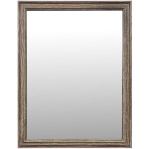 Clayre & Eef 62S326 Zrcadlo hnědé 34x2x44 cm venkovský styl MDF sklo