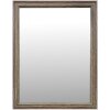 Clayre & Eef 62S326 Zrcadlo hnědé 34x2x44 cm venkovský styl MDF sklo