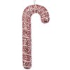 Clayre & Eef 66179 Dekorativní přívěsek Candy Cane Pink Glitter 7x2x17cm