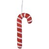 Clayre & Eef Vánoční ozdoba candy cane červená bílá 17 cm plastová
