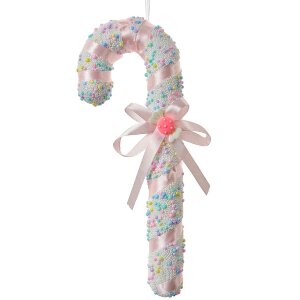 Clayre & Eef 66182 Přívěsek Candy Cane White...