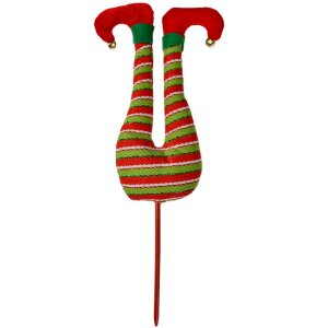 Clayre & Eef Vánoční dekorace Elf Legs...