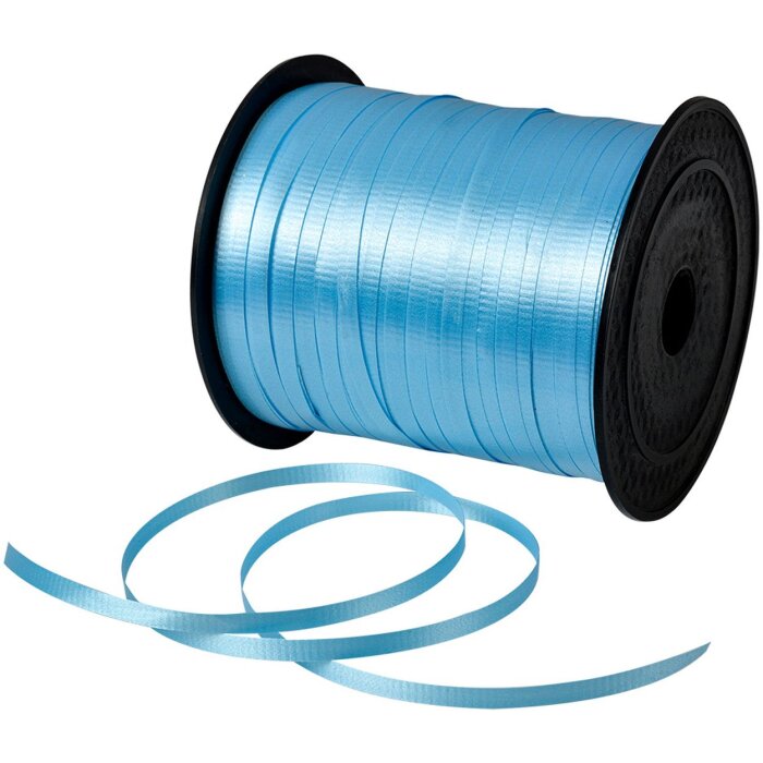 Clayre & Eef Stužka 0.5cm x 228m Modrá Plast glänzend