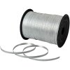 Clayre & Eef LI0148 Stužka dárková Stříbrná 0.5cm x 228m Plast Gliter