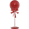 Clayre & Eef 6Y5635 Dekorace Lollipop LED 36x29x100 cm kovová červená zelená