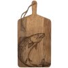 Clayre & Eef 6H2391 Dekorační prkénko na krájení přírodní hnědé dřevo 25x2x50 cm