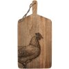 Clayre & Eef 6H2392 Dekorace Prkénko na krájení přírodní hnědá 25x50x2 cm venkovský styl
