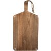 Clayre & Eef 6H2392 Dekorace Prkénko na krájení přírodní hnědá 25x50x2 cm venkovský styl