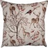 Clayre & Eef KT021.402 Povlak na polštář 45x45 cm Béžový Zimní venkovský styl