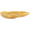 Clayre & Eef 6CE2151 Mísa Leaf Botanical Design Yellow 14x13x2 cm Keramika