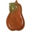 Clayre & Eef 6CE2155 Miska dýně keramická oranžovo-zelená 17x10x2 cm