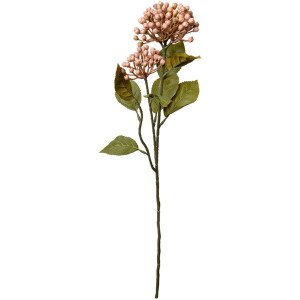 Clayre & Eef 6PL0386P Umělé květiny růžovo-zelené 8x7x53 cm Plastové