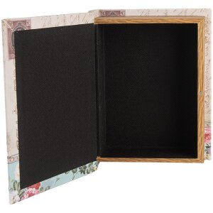 Clayre & Eef 66257 Sada 3 úložných boxů Antique Design Beige Vintage