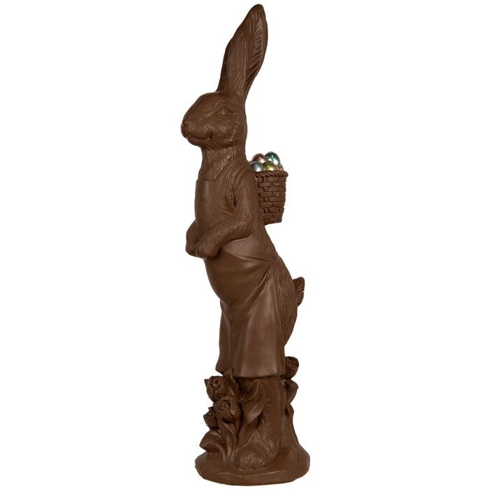 Clayre & Eef 5MG0056 Dekorace Králík hnědý 29x20x91 cm Oxid hořečnatý