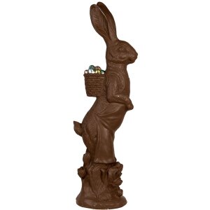 Clayre & Eef 5MG0056 Dekorace Králík hnědý 29x20x91 cm Oxid hořečnatý