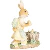 Clayre & Eef 6PR5452 Dekorace králík 10x6x13 cm Polyresin béžová žlutá