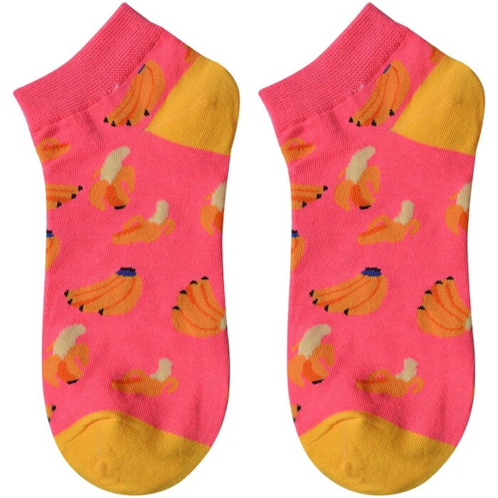 Juleeze JZSSK0001 Socken Rosa Gelb 36-41