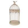 Clayre & Eef 5Y1283 Dekorační klec ptáků 2ks Antik styl Ø 32x60 Ø 23x40 cm