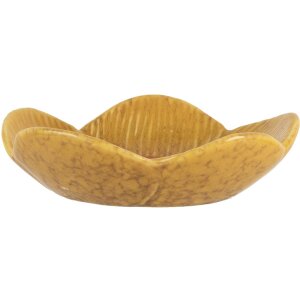Clayre & Eef Miska Flower Yellow-Red Ø14x3cm Keramické Deco Snacks