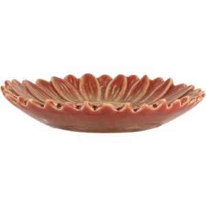 Clayre & Eef 6CE2158 Mísa Flower Red Yellow Ø14x3cm