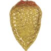 Keramická mísa Clayre & Eef Hrozny žlutá 15x10x2 cm lesklá Dekorativní servírovací mísa