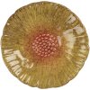 Clayre & Eef 6CE2161 Mísa Flower Yellow-Orange Ø 14x3 cm keramická botanická