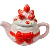 Clayre & Eef Konvice Strawberry Cake Růžová 325ml 17x10x13cm Keramika
